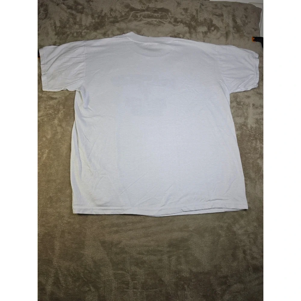 Beach Factory Acapulco Beach Mexico Graphic T-Shirt White Blue Mens XXL Vintage